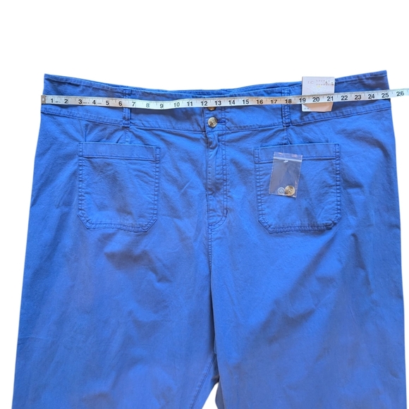 LC Lauren Conrad Super High Rise Wide Leg Crop Pants NWT - Picture 13 of 16